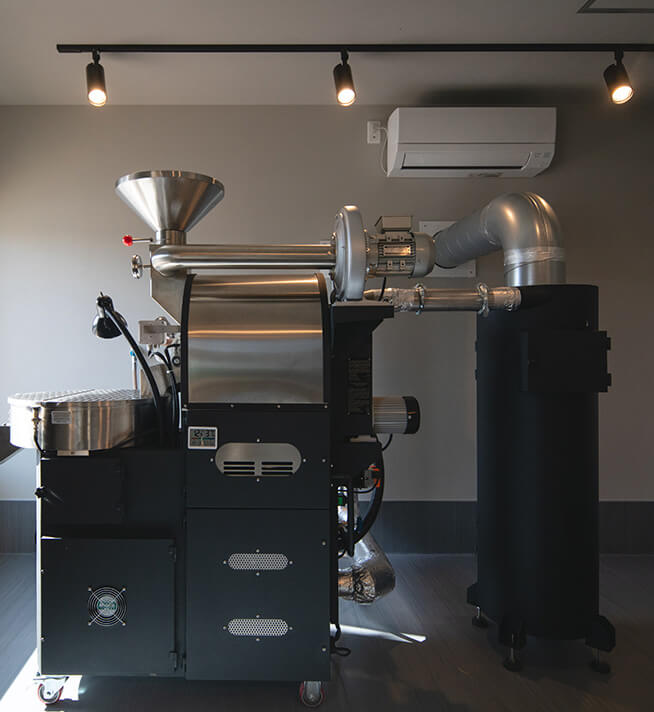 小さな町、小さな焙煎所にしかない<br />
特別な時間